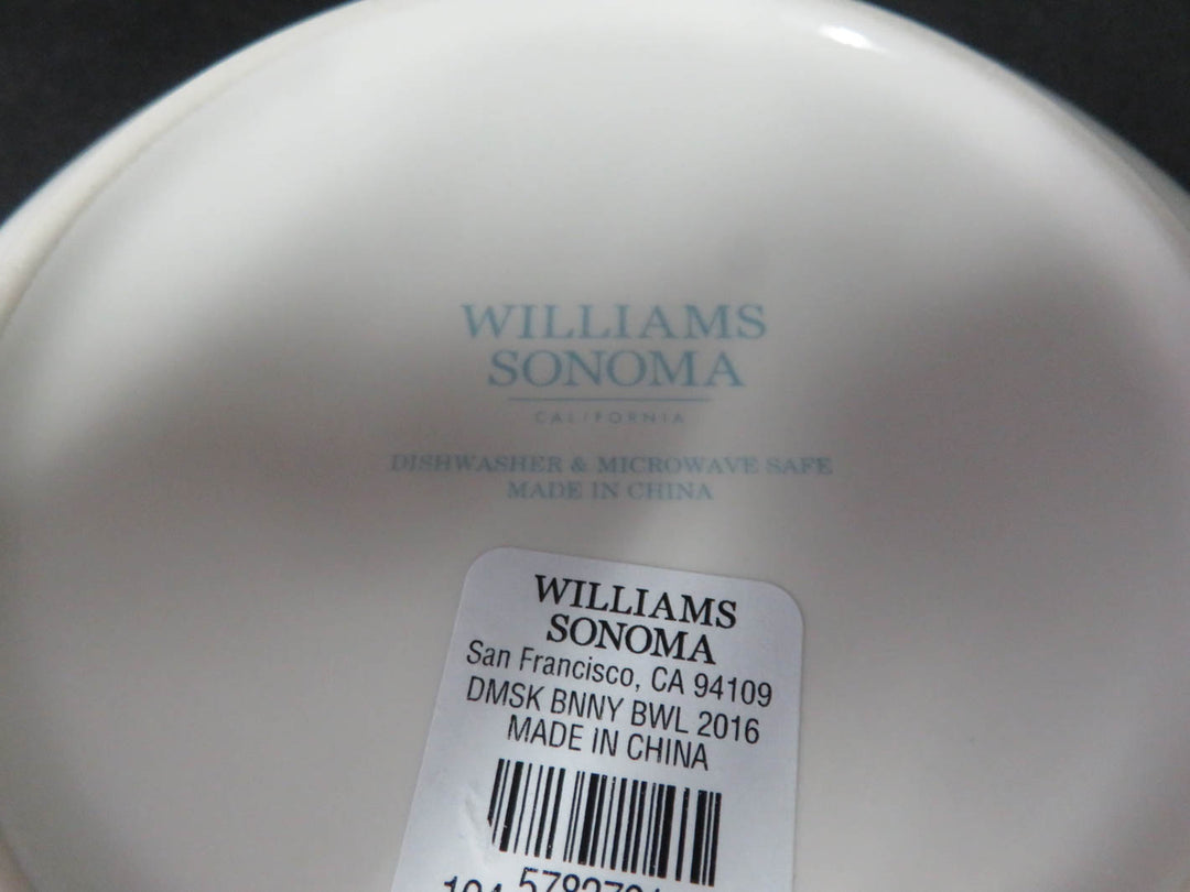 Williams Sonoma Bunny Bowls