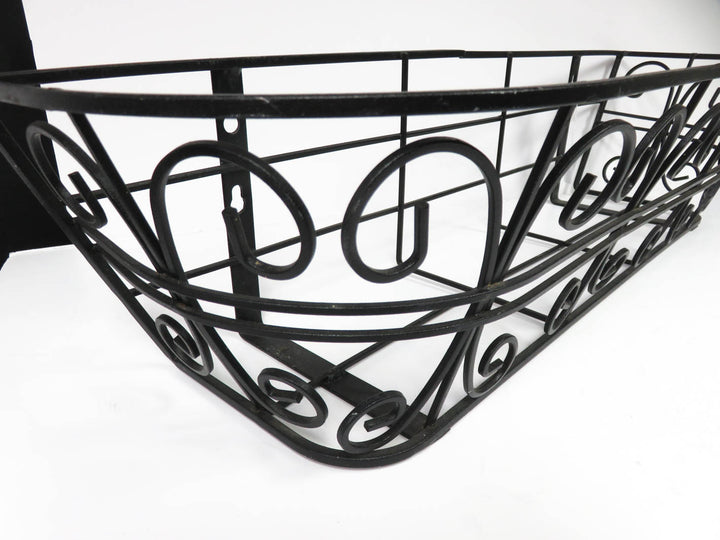 Wrought Iron Hanging Planter