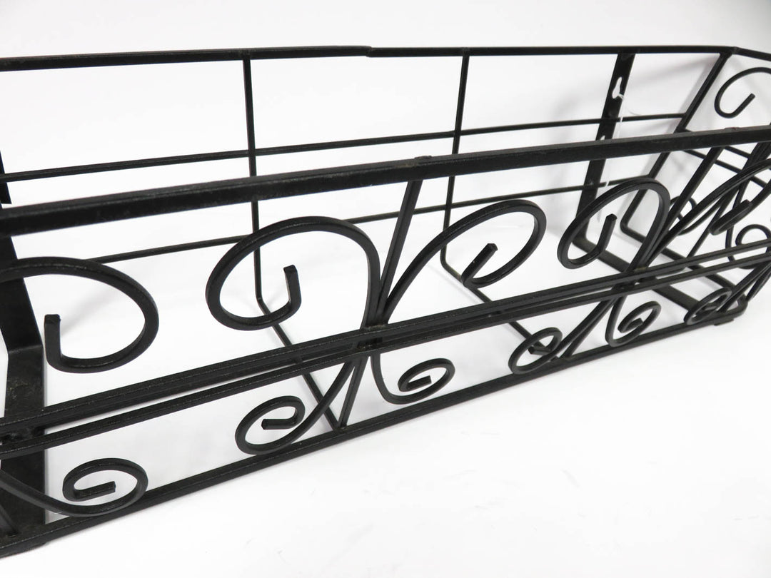 Wrought Iron Hanging Planter