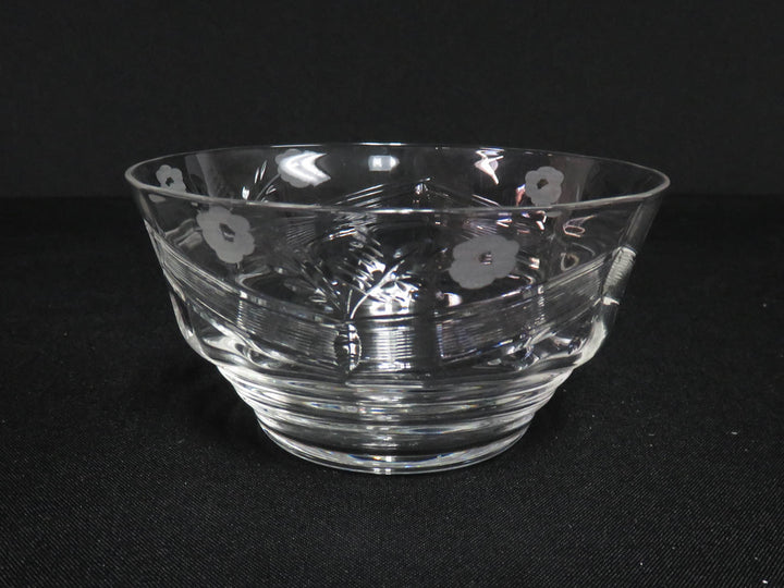 Glass Bowl and Plate Set