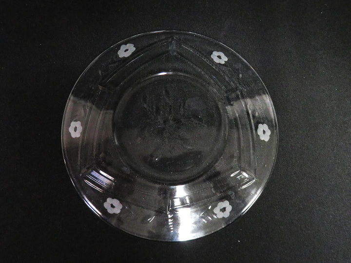 Glass Bowl and Plate Set