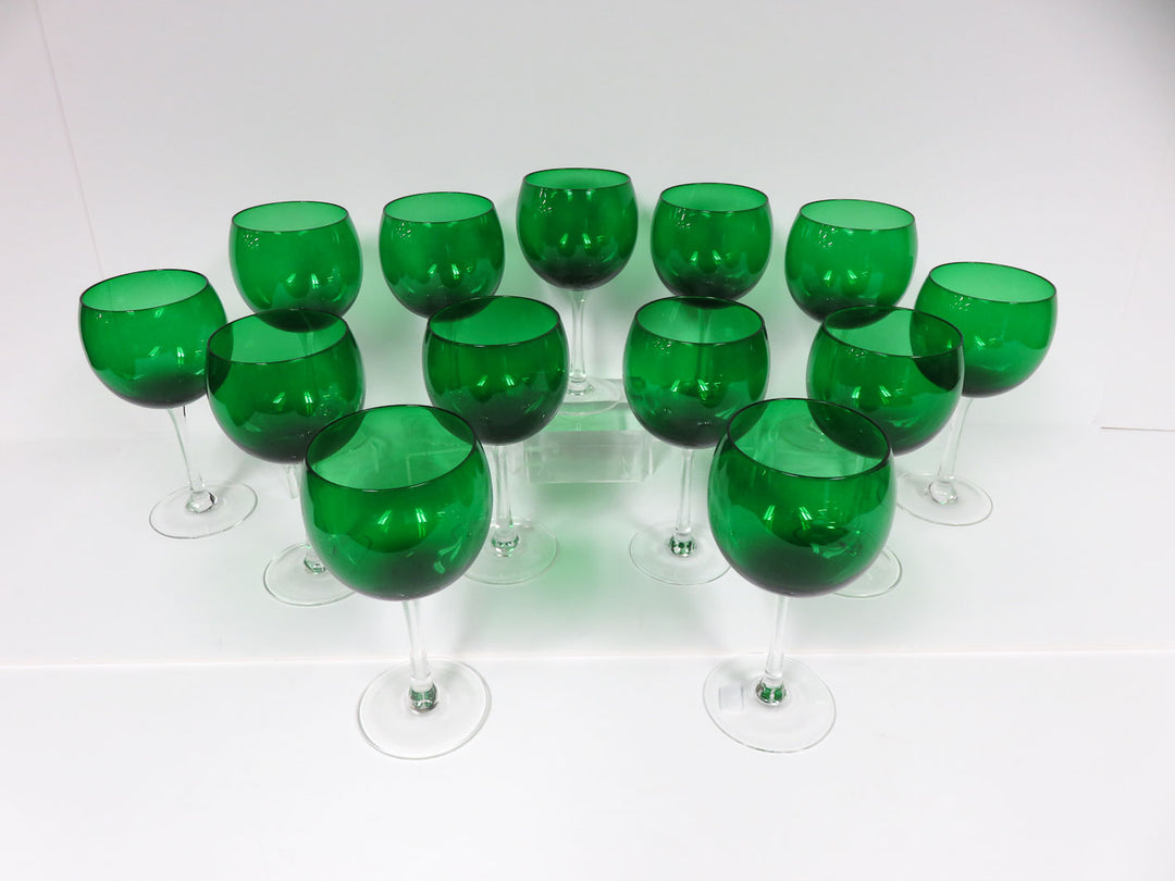 Emerald Green Wine Glasses