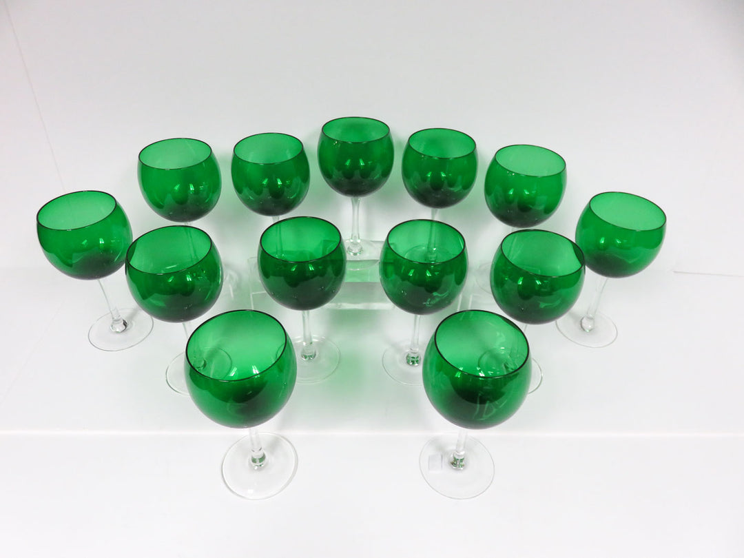 Emerald Green Wine Glasses