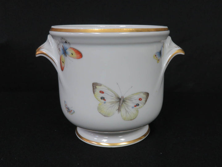 Limoges Butterfly Cachepot