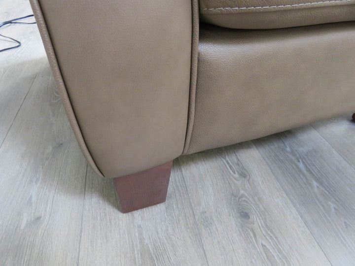 Brown Leather Arm Chair