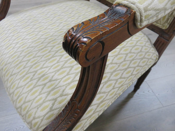 Ethan Allen Upholstered Arm Chair