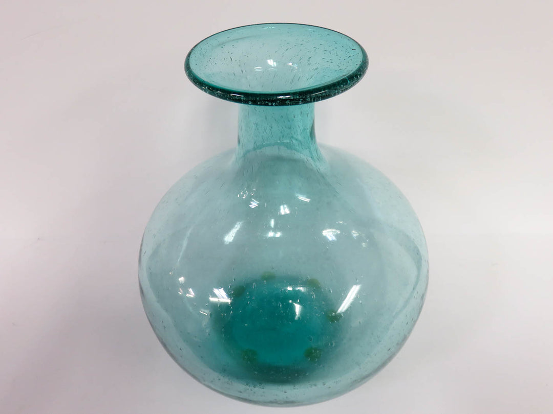 Large Globular Glass Vase
