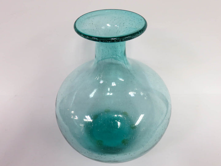 Large Globular Glass Vase