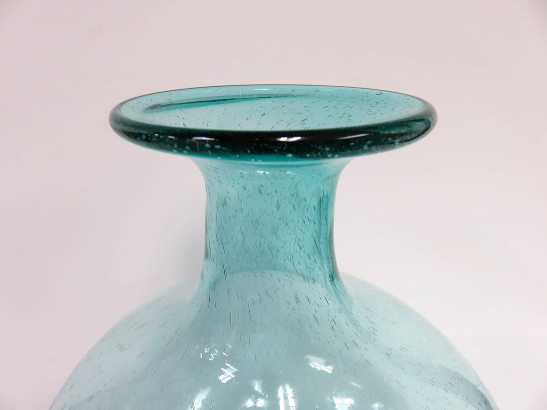Large Globular Glass Vase