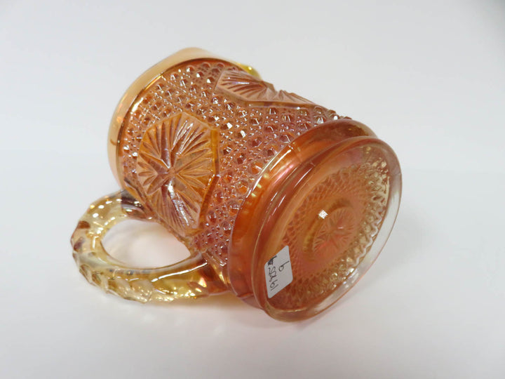 Marigold Carnival Glass Pitcher