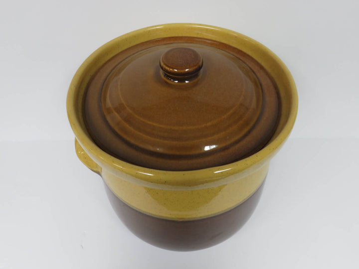 Covered Bean Pot