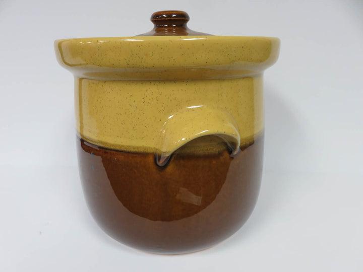 Covered Bean Pot