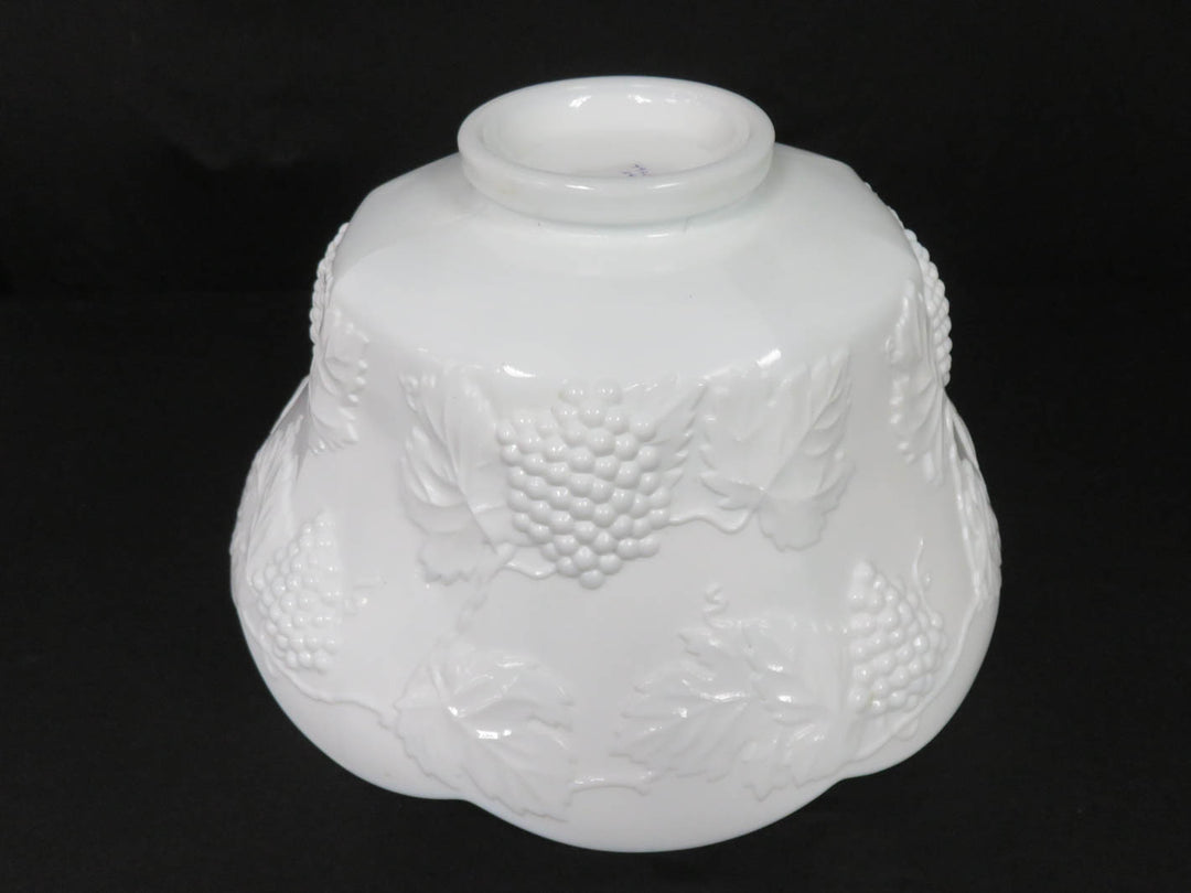 Large Harvest Milk Glass Bowl