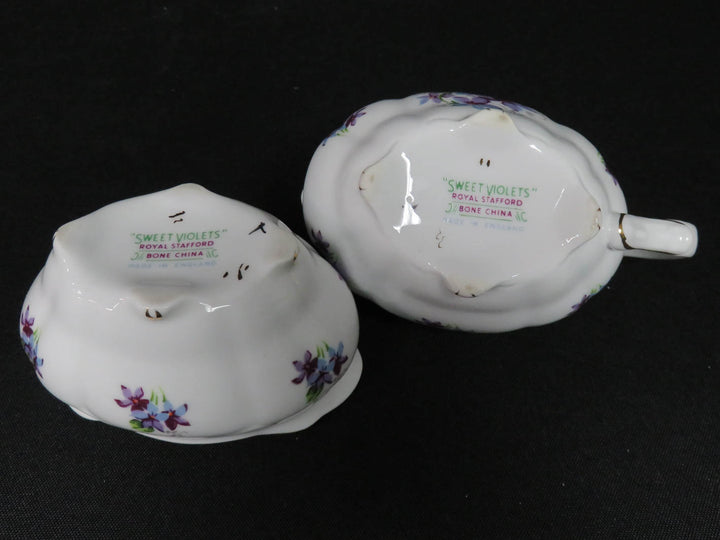 Royal Staffordshire Cream & Sugar