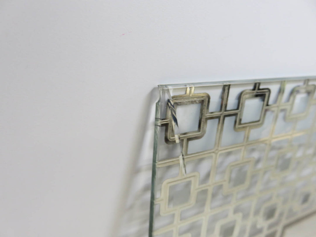 Etched Geometric Mirror