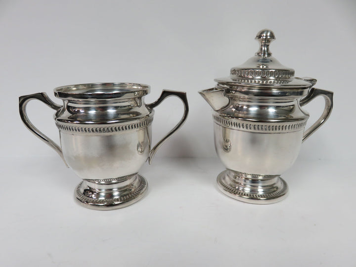 Silverplate Cream & Sugar