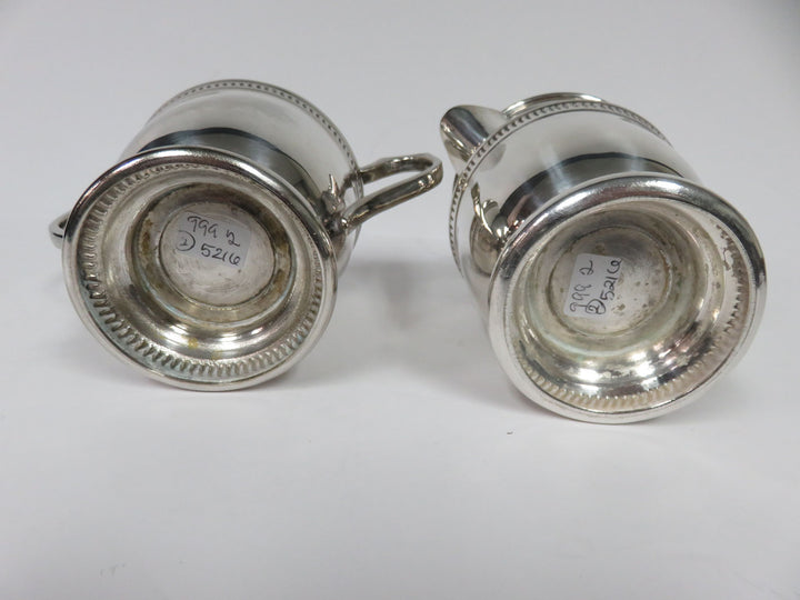 Silverplate Cream & Sugar