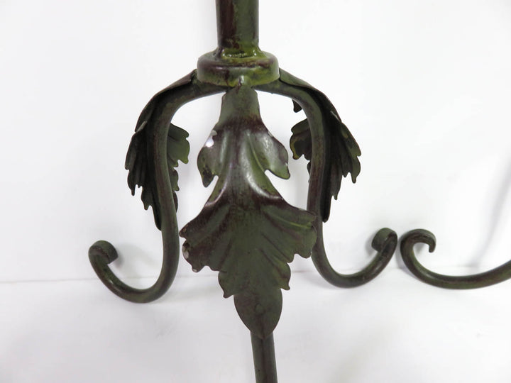 Bronzed Metal Candleholders