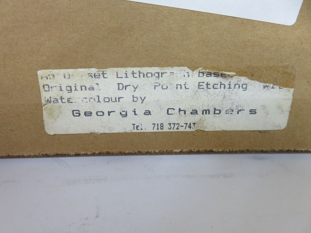 Georgia Chambers Etching