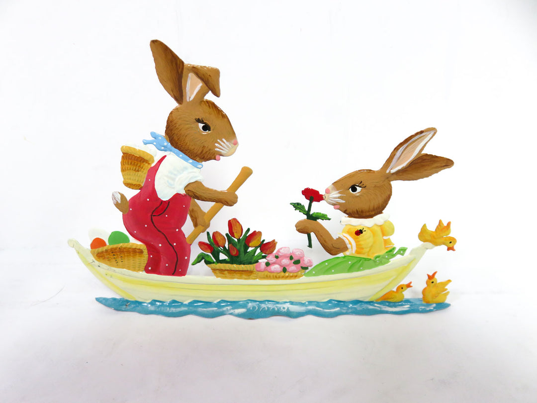 Wilhelm Schweizer "Bunny Couple in Boat"