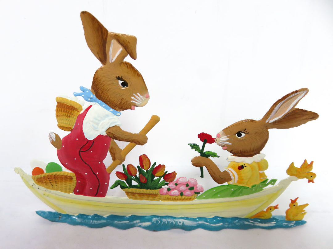 Wilhelm Schweizer "Bunny Couple in Boat"