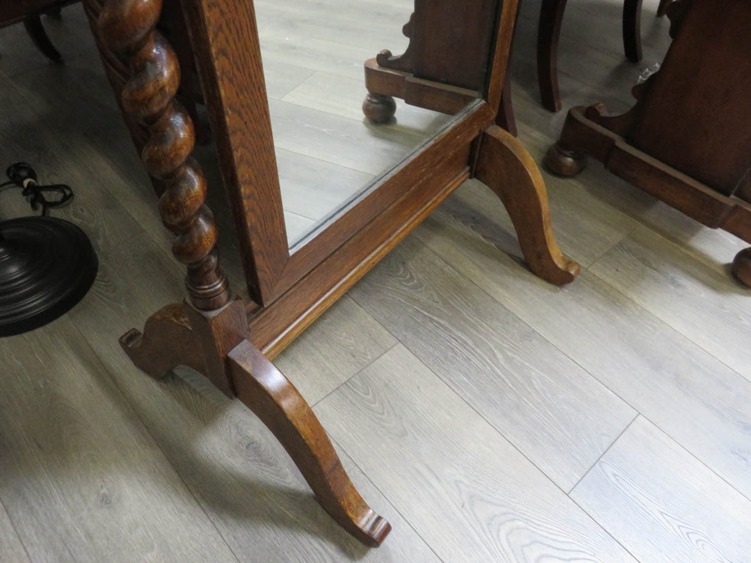 Barley Twisted Floor Mirror