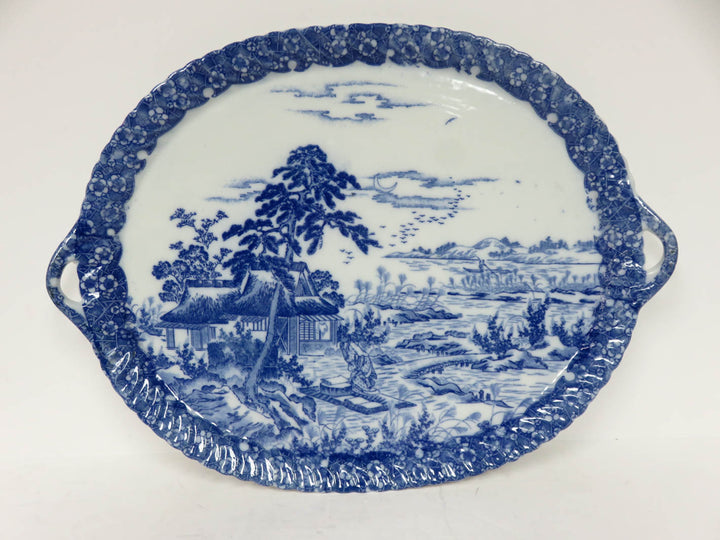 Vintage Blue & White Platter
