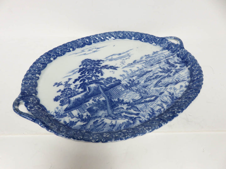 Vintage Blue & White Platter