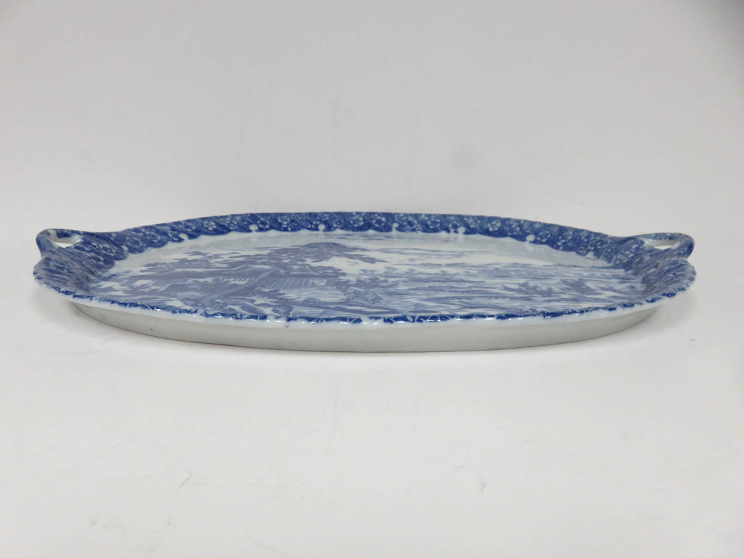 Vintage Blue & White Platter
