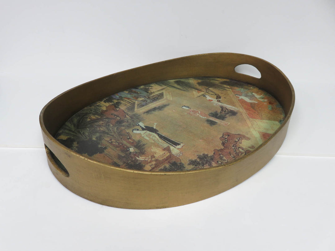 Oval Asian Tray