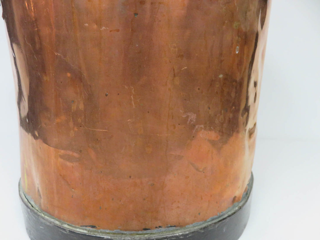 Copper Bucket With Wood Handle