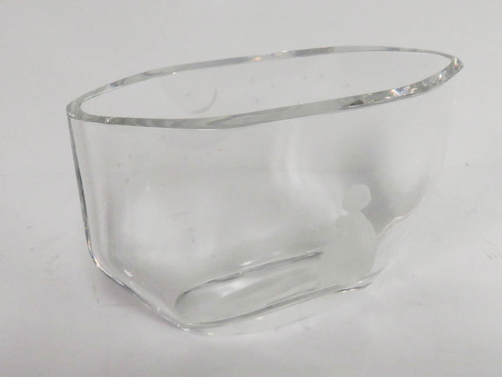 Orrefors Etched Vase
