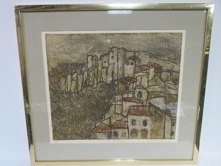 Ruth Kerkovius Village Etching