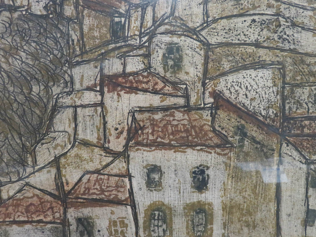 Ruth Kerkovius Village Etching