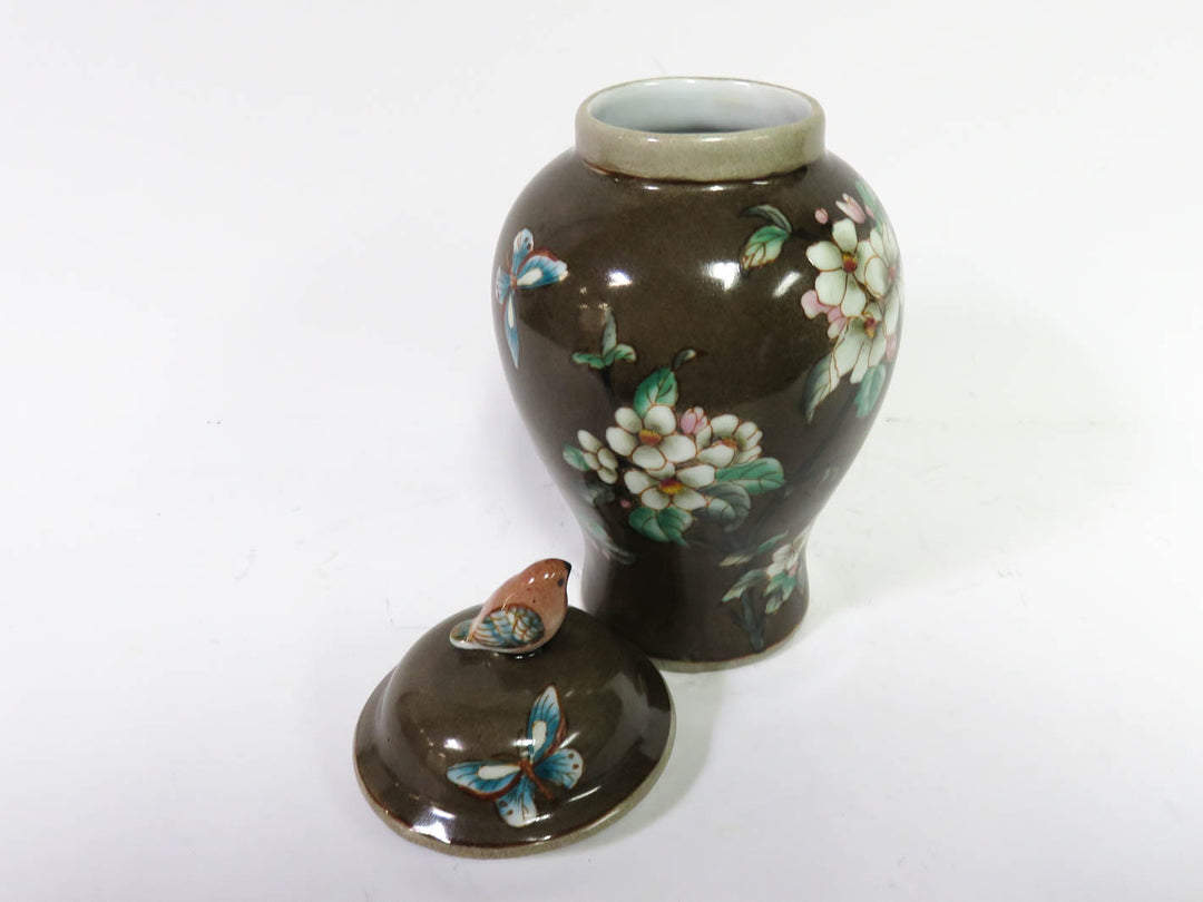 Gump's Hand Painted Ginger Jar