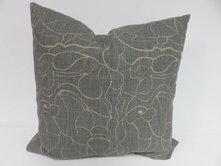 Grey Throw Pillow