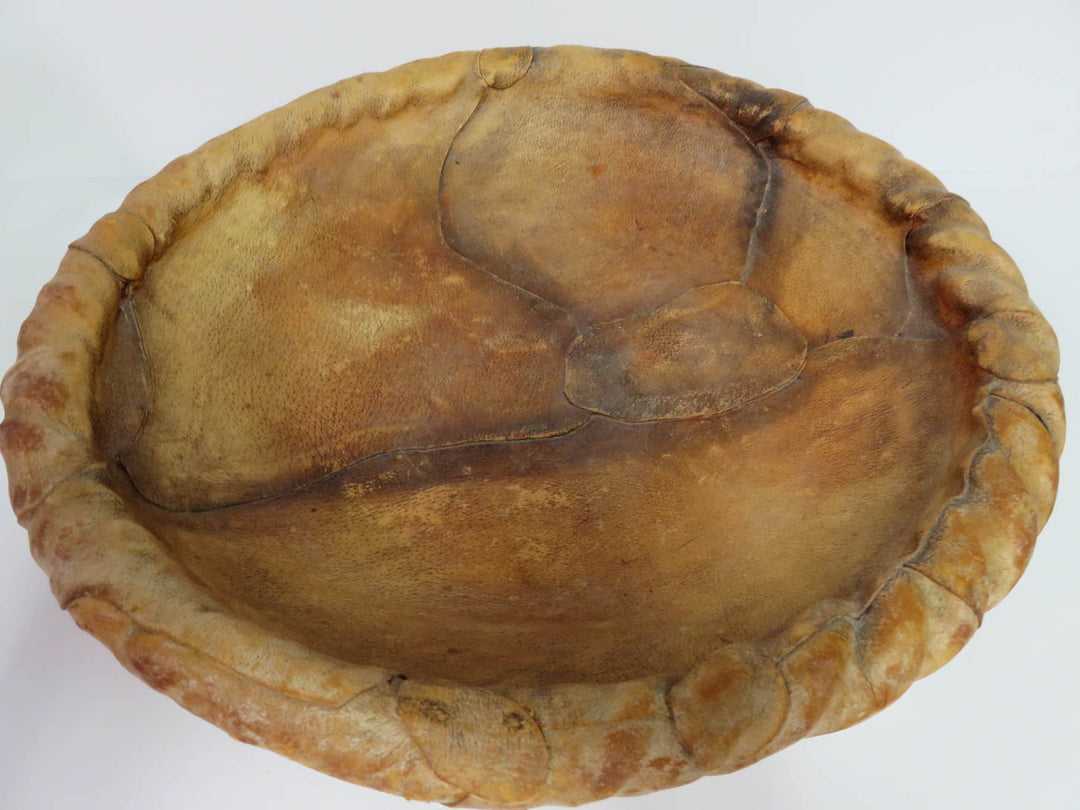 Vintage Leather Wrapped Fruit
