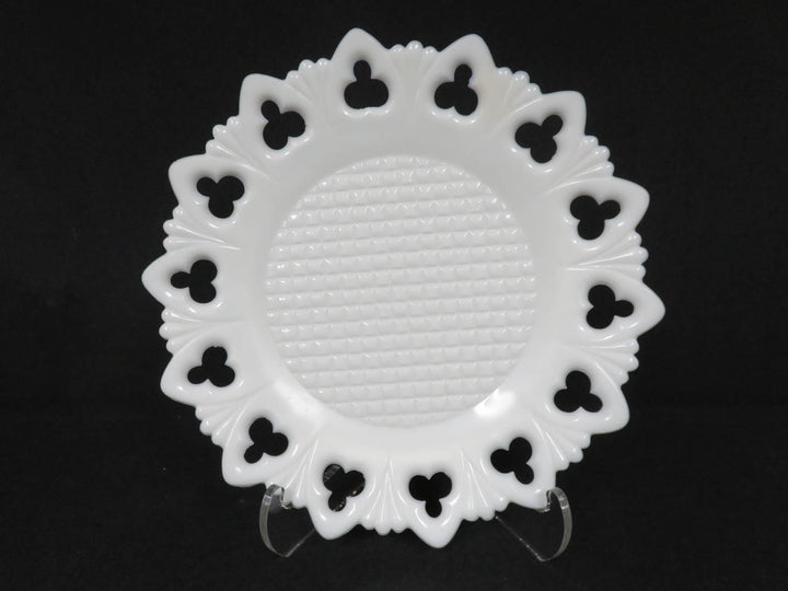 Antique Milk Glass Plate