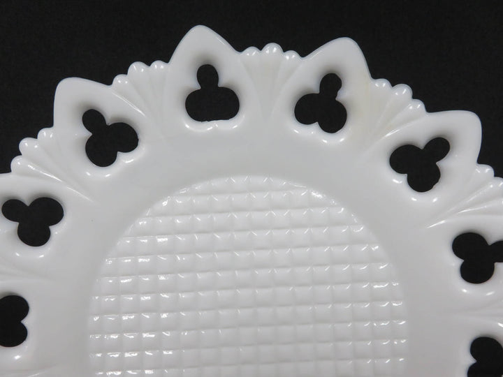 Antique Milk Glass Plate