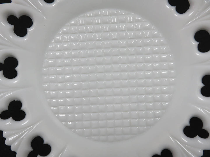Antique Milk Glass Plate