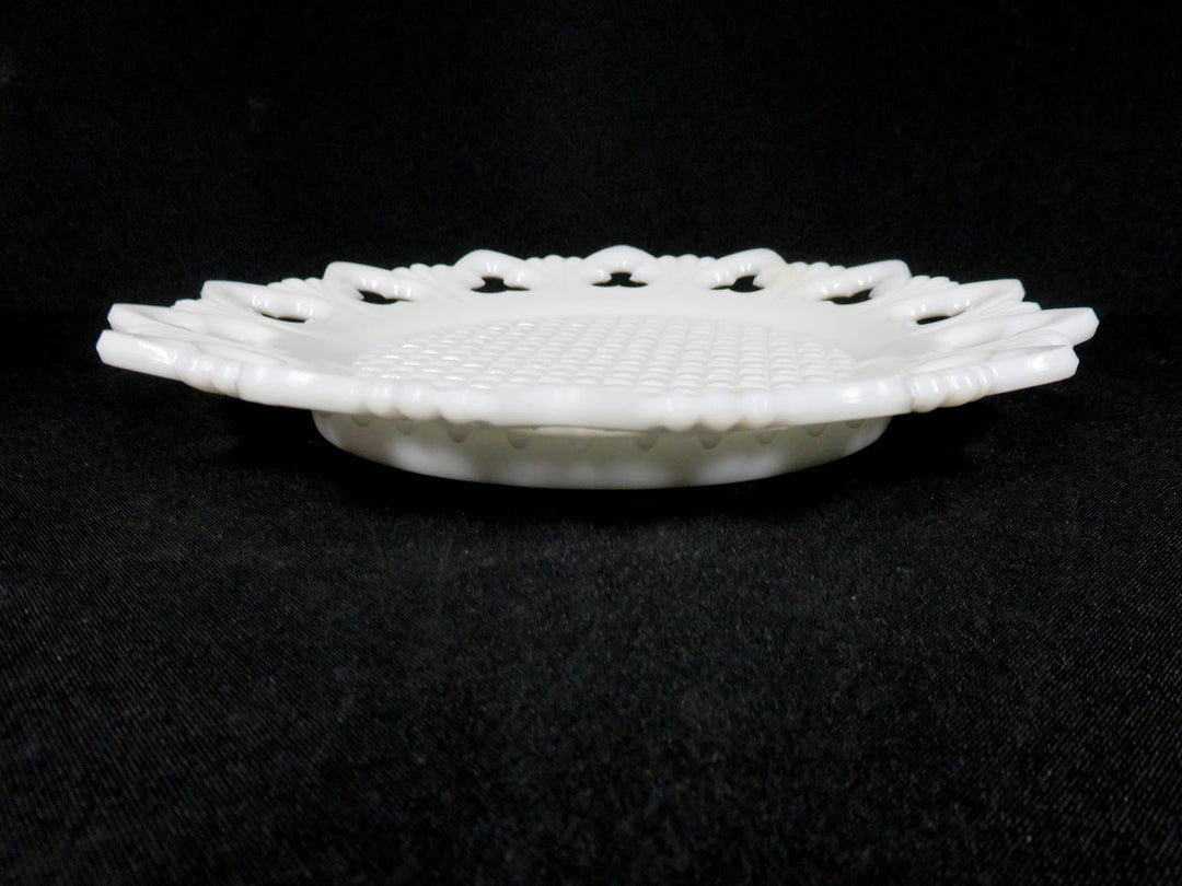 Antique Milk Glass Plate