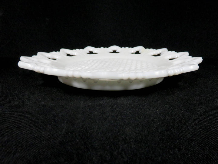 Antique Milk Glass Plate