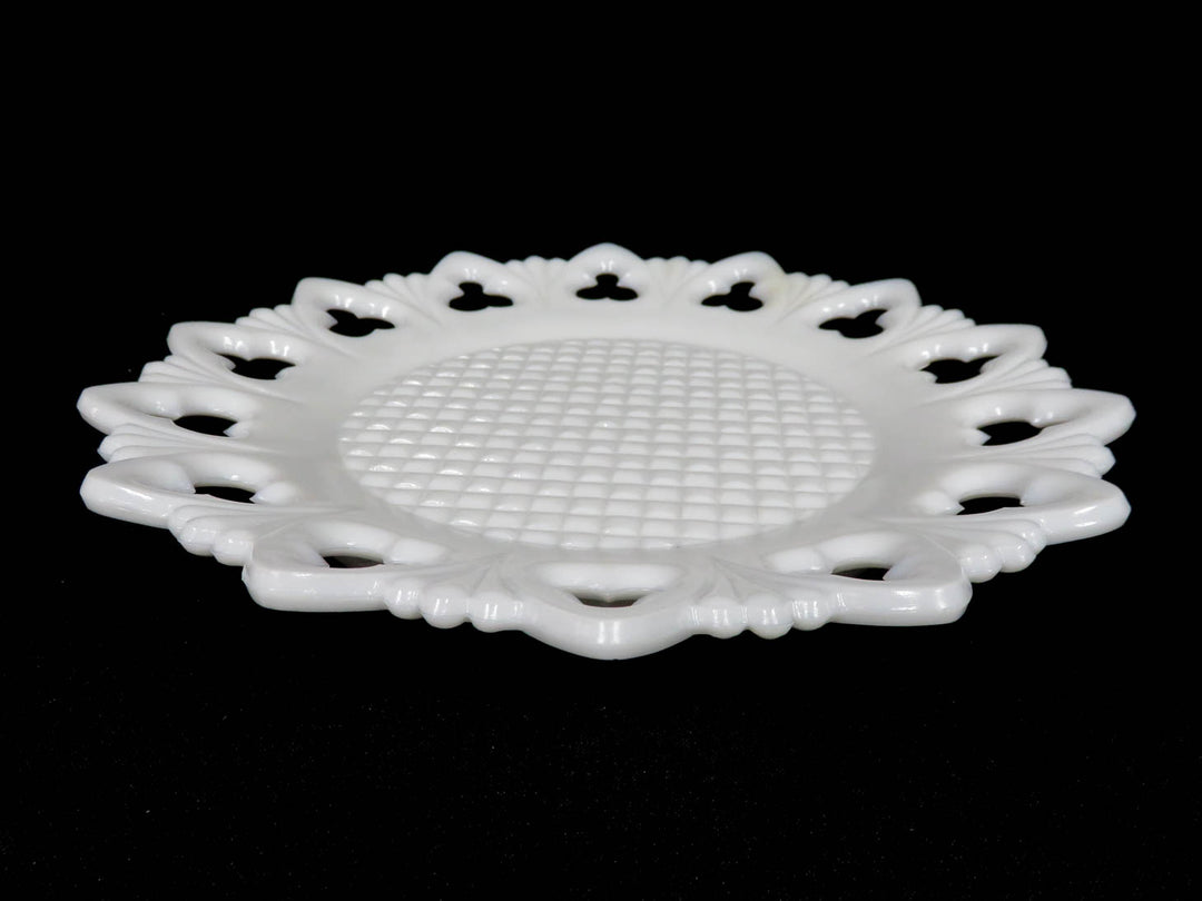 Antique Milk Glass Plate