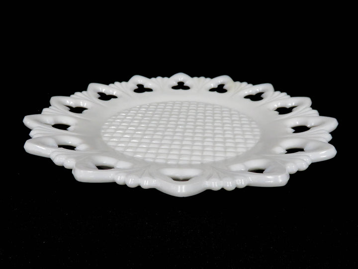 Antique Milk Glass Plate