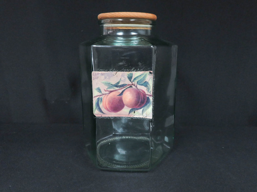 Large Glass Storage Jar