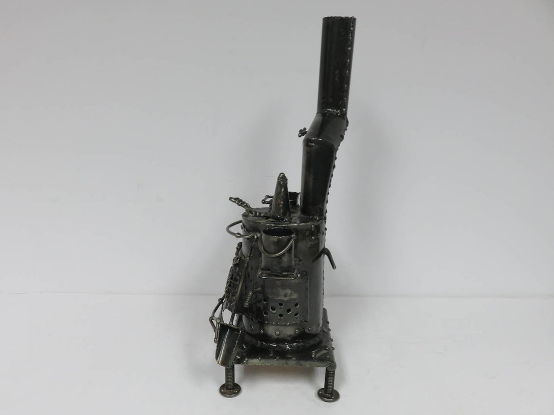 Hand Welded Stove Sculpture