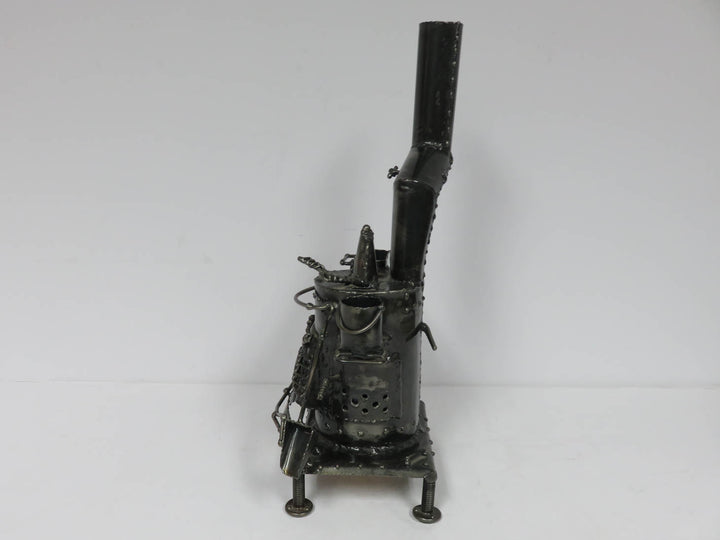 Hand Welded Stove Sculpture