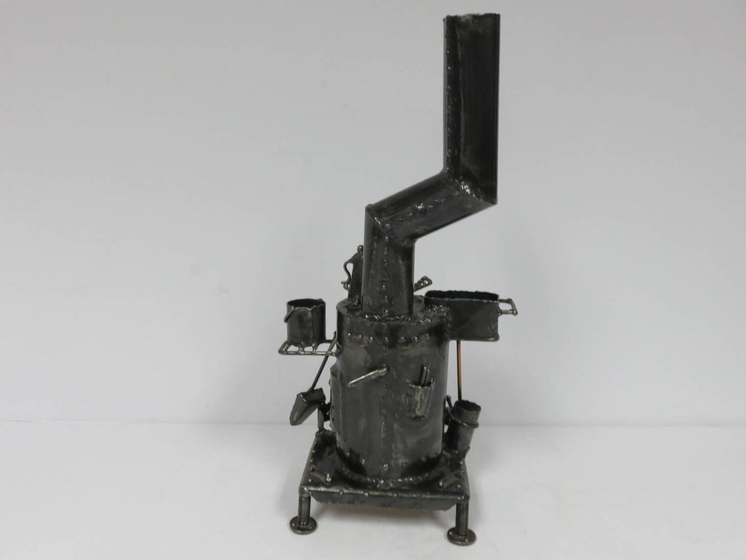 Hand Welded Stove Sculpture