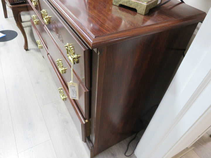 Shell Motif Six-Drawer Dresser