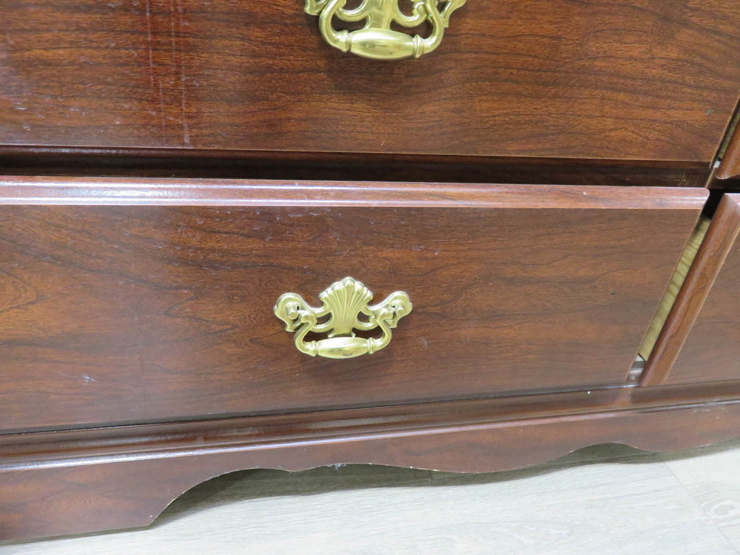 Shell Motif Six-Drawer Dresser